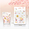 Rectangle Composite Material Ziplock Mylar Stand Up Bag, Clear Window Smell Proof Resealable for Packaging Pouch Party Favor Food Lipgloss Jewelry Storage, Rabbit Pattern, 22.5x15.5x3.5cm, 50pcs/set