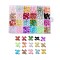 DIY Jewelry, with Round Painted Glass Beads, Mixed Color, Mixed Color, 8x7mm, Hole: 1mm