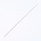 Iron Beading Needle, Twisted, Platinum, 10.8x0.03cm