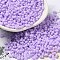 Glass Frosted Seed Beads, Peanut, Plum, 3.5~4x2~2.5x2~2.3mm, Hole: 0.8mm, about 8000pcs/pound