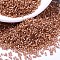 MIYUKI Delica Beads, Cylinder, Japanese Seed Beads, 11/0, (DB2172) Duracoat Semi-Frosted Silver Lined Dyed Rose Copper, 1.3x1.6mm, Hole: 0.8mm, about 2000pcs/10g