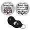 1Pc 201 Stainless Steel Commemorative Coin, with 1Pc Guitar Clip, Pocket Hug Coin, Inspirational Quote Coin, Decision Maker, Flat Round, Tree, 30x2mm