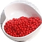 Macaron Baking Paint Glass Seed Beads, Fringe Teardrop Beads, Red, 5mm, 10g/Set