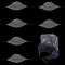Plastic Rain Bonnets, Black, 340x1250x1.5mm