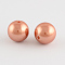 ABS Plastic Imitation Pearl Round Beads, PeachPuff, 20mm, Hole: 2.5mm, about 120pcs/500g