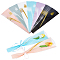 NBEADS 120 Pcs 6 Colors Single Flower Wrapping Bags, Single Rose Floral Packaging Bags Flower Bouquet Sleeve Bag with Word Just For You and Crown Pattern for Graduation Birthday Wedding