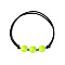 Black, show in picture 1Woven bracelet, Basketball, Football, and Rugby Beaded Bracelet