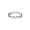 Elegant Minimalist Stainless Steel Ring for Women, Stainless Steel Color, US Size 9(18.9mm)
