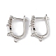 Серьги-кольца из латуни ZIRC-L097-055P-1
