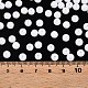 Непрозрачная выпечка окрашены стеклянные бусины DGLA-T004-02A-5