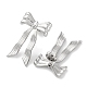 Серьги-гвоздики Bowknow из нержавеющей стали 304 EJEW-D281-14S-2