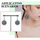 Подвески из сплава в тибетском стиле FIND-SZ0002-37-6