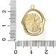 Подвески из натурального аметиста  STAS-M091-03G-01-3