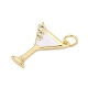 Кулон из циркония KK-U062-55G-03-2