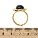 Овальные перстни из натурального содалита RJEW-M063-01G-09-3