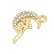 Подвески из сплава со стразами Micro Pave FIND-K020-13G-2