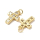 Латунные микро проложить кубического циркония подвески KK-Q068-49B-G-2