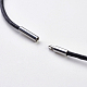 Коровья кожа ожерелье шнура материалы MAK-G003-04B-3