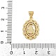 Латунные микро проложить кубического циркония подвески KK-P323-11C-G02-3