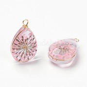 Внутренние подвески из цветочного стекла GLAA-K036-C06-NF