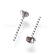 Серьги-гвоздики из нержавеющей стали марки 304 STAS-I097-006B-P
