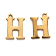 Ионное покрытие(ip) 304 нержавеющая сталь алфавитные подвески STAS-H122-H-G