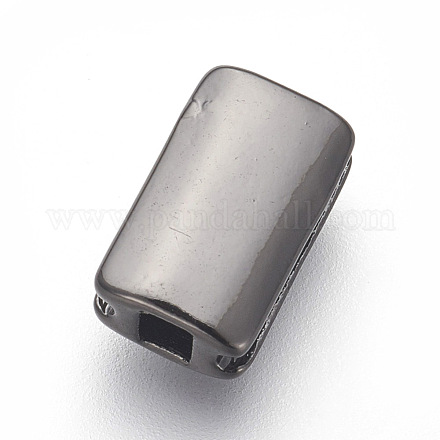 Латунные рифленые бусины ZIRC-E152-09B-RS-1