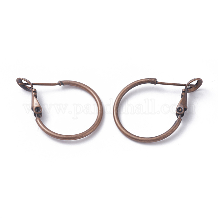 Латунные серьги обруча KK-I665-26A-R-1