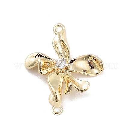 Латунные подвески из прозрачного кубического циркония KK-Z061-04G-1