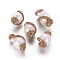 Natural Cultured Freshwater Pearl Beads, with Polymer Clay Rhinestone, Oval, Lt.Col.Topaz, 22~28x14.5~16.5mm, Hole: 0.8mm