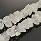 Natural Quartz Crystal Nuggets Beads Strands, Rock Crystal Beads, 12~16x6~15mm, Hole: 1mm, about 15.7 inch