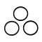 Ion Plating(IP) 304 Stainless Steel Linking Ring, Nickel Free, Round Ring, Black, 12x0.8mm