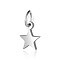 Tarnish Resistant 201 Stainless Steel Charms, Star, Stainless Steel Color, 7x5.5x1mm, Hole: 2~2.5mm