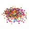 Grade A Glass Seed Beads, Hexagon(Two Cut), Silver Lined, Mixed Color, 1.5~2.5x1.5~2mm, Hole: 0.8mm, about 2100pcs/bag, 450g/bag