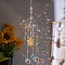 Natural Agate Pendant Decorations, Glass Sun Catchers, Ball Prism for Chandelier Ceiling, Tree of Life, Packaging: 90x90x90mm