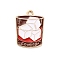 Western Cowboy Theme Alloy Enamel Pendants, Golden, Cup with Word Cowboy, 25x18.5x1mm, Hole: 2mm