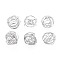 Non-Tarnish 304 Stainless Steel Beads, Wire Wrapped, Hollow, Round, Stainless Steel Color, 8.5~9.5mm