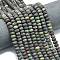 Natural Dragon Blood Beads Strands, Frosted, Rondelle, 8x5mm, Hole: 1.4mm, about 73~75pcs/strand, 14.96''~15.16''(38~38.5cm)