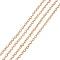 Iron Cable Chains, Unwelded, Oval, Light Gold, 4.5x3.5mm