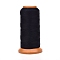 Polyester Threads, for Jewelry Making, Black, 0.5mm, about 601.48 yards(550m)/roll