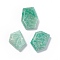 Natural Amazonite Pendants, Polygon Charms, 21~26x16~19x6mm, Hole: 1mm