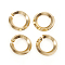 304 Stainless Steel Jump Ring, Open Jump Rings, Golden, 10 Gauge, 14x2.5mm, Inner Diameter: 9mm