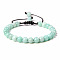 Natural Dyed Stone Crystal Bracelet Handmade Woven Energy Wristband European and American.