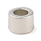 CCB Plastic Beads, Column, Platinum, 6x6x4mm, Hole: 3.5mm