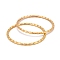 Tibetan Style Linking Rings, Circle Frames, Lead Free and Cadmium Free, Antique Golden, 38.5x38.5x2mm