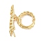 Brass Toggle Clasps, Cadmium Free & Nickel Free & Lead Free, Branch, Real 18K Gold Plated, Rings: 17x15.5x3mm, Hole: 1.5mm, Bar: 28.5x5.5x2mm, Hole: 1.5mm.