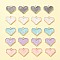 20Pcs 5 Colors Light Gold Plated Alloy Enamel Pendants, Heart, Mixed Color, 18.5x15.5x1.5mm, Hole: 1.5mm, 4pcs/color