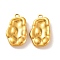 Ion Plating(IP) 304 Stainless Steel Pendants, Rectangle Charms, Real 18K Gold Plated, 25.5x16.5x3.5mm, Hole: 2mm