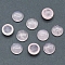 Natural Rose Quartz Cabochons, Half Round, 10x5mm