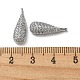 Латунные микро проложить кубического циркония подвески KK-H460-08P-3
